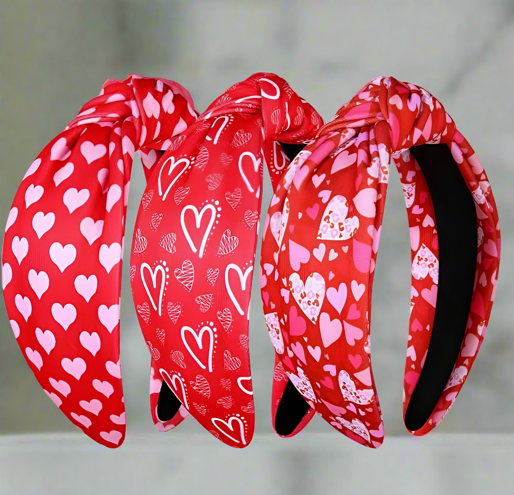 3 True Love Cotton Headbands