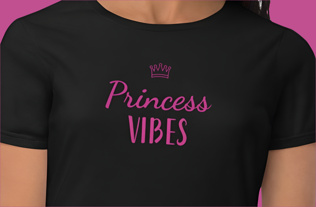 Princess Vibes Cotton Tee - On the Go with Princess O