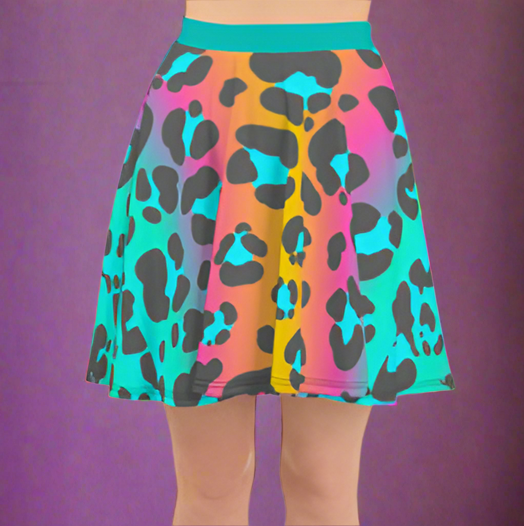 Leopard Print Golf Skirt On the Go with Princess O