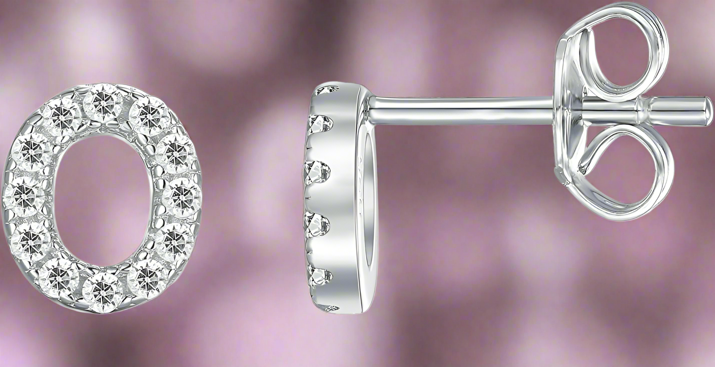 Princess O's Signature 925 Sterling Silver Studs - On the Go with Princess O