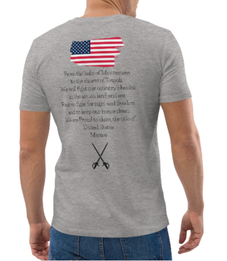 Marine's Hymn Adult Organic Tee