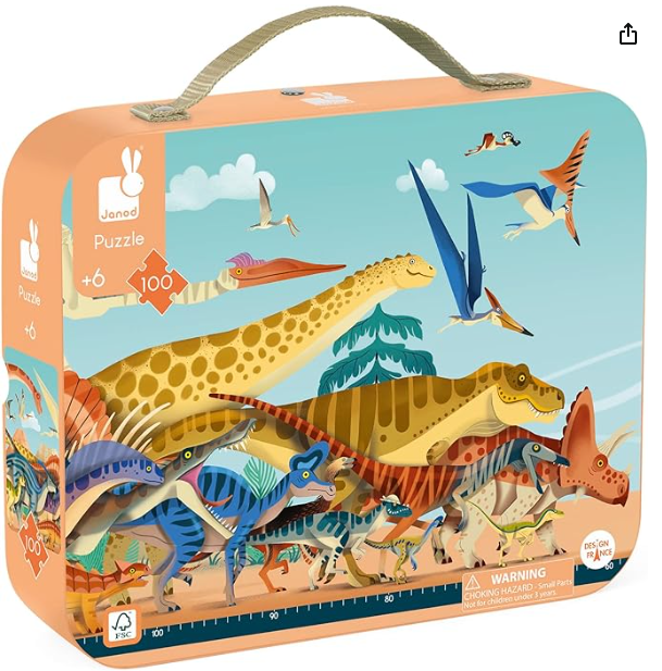 On-the-Go Dinosaur Travel Puzzle