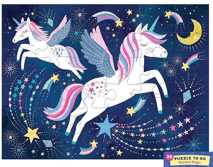 On-the-Go Unicorn Travel Puzzle - On the Go with Princess O
