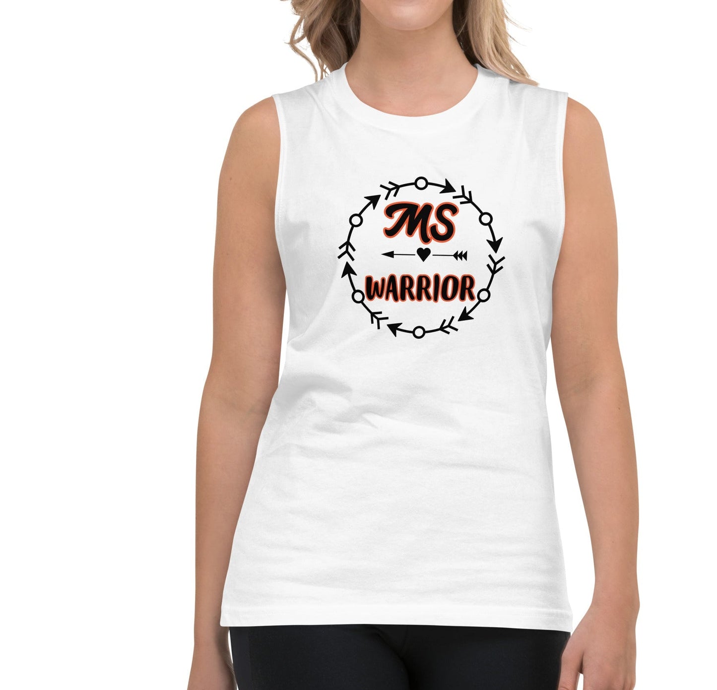 Adult MS Warrior Muscle Shirt On the Go with Princess O