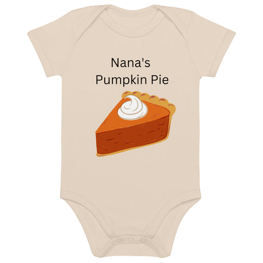 Nana's Pumpkin Pie Organic Onesie