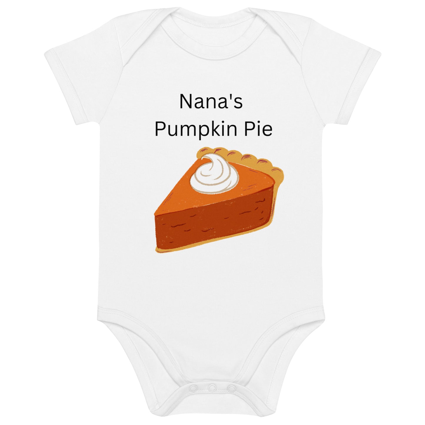 Nana's Pumpkin Pie Organic Onesie