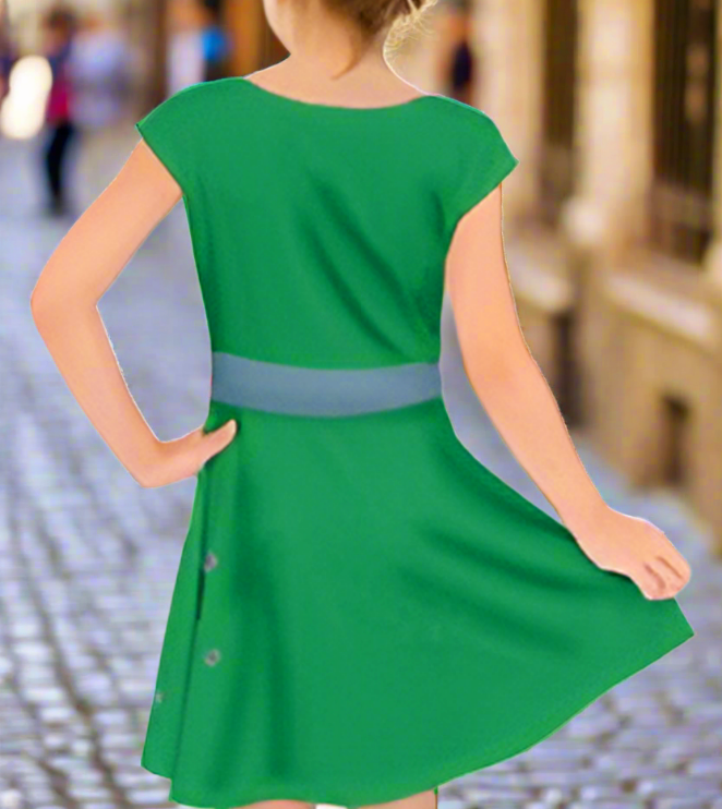 Girl's Butterflies & Dragonflies Dress (6) On the Go with Princess O