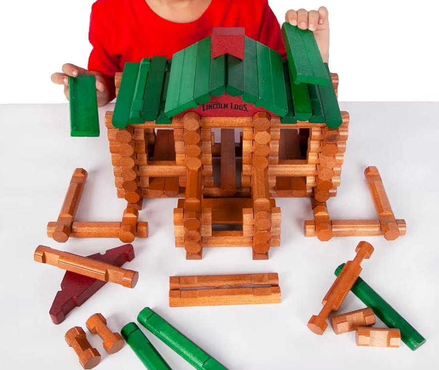 Classic Lincoln Logs Tin