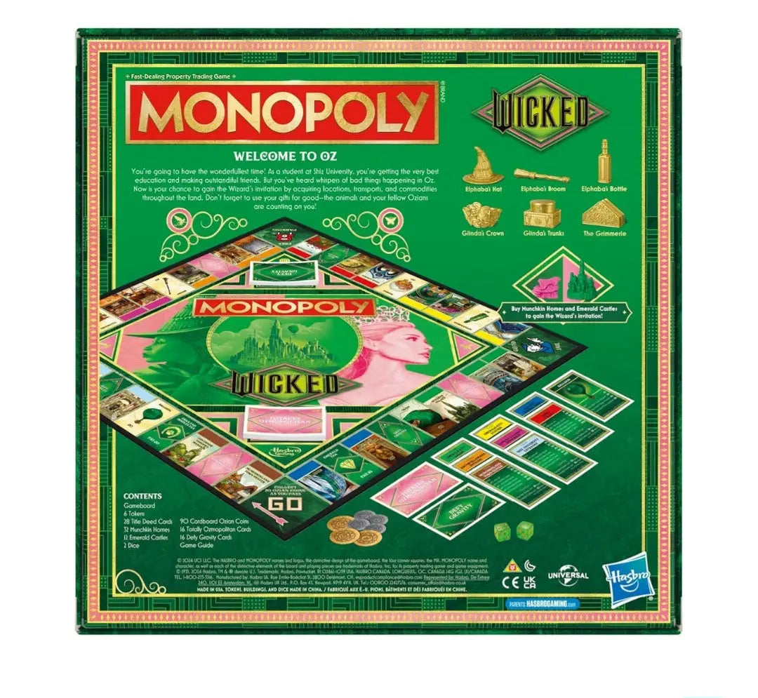 Wicked Monopoly Game On the Go with Princess O