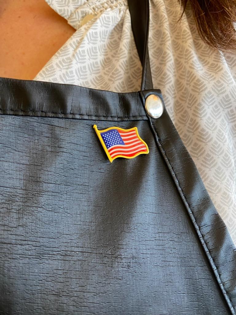 Flags Pins for Wreaths Across America - On the Go with Princess O