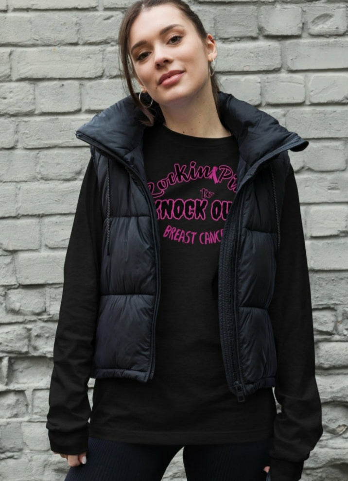 Knock Out Cancer Long Sleeve - On the Go with Princess O