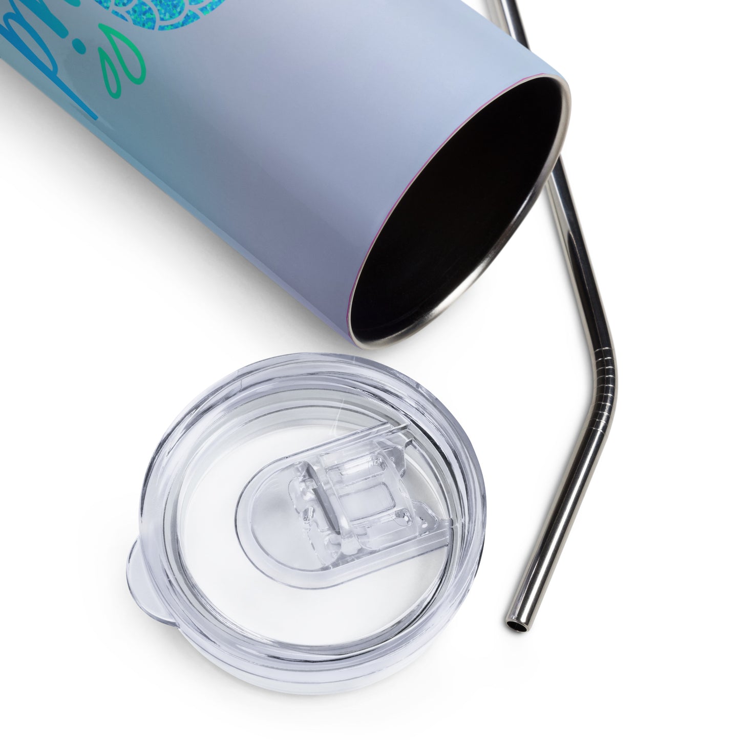 On the Go with Princess O Mermaid Vibes Drink Tumbler
