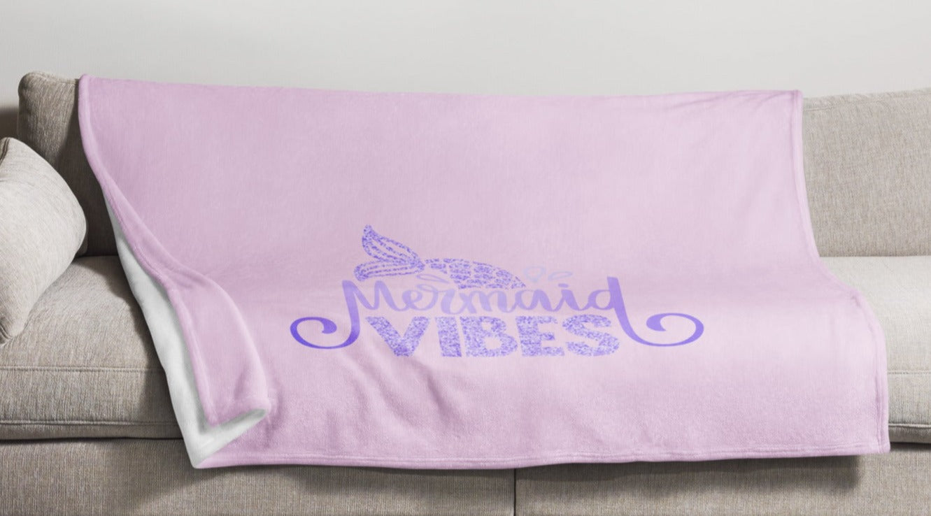 Mermaid Vibes Cool Silk Touch Beach Blanket - On the Go with Princess O