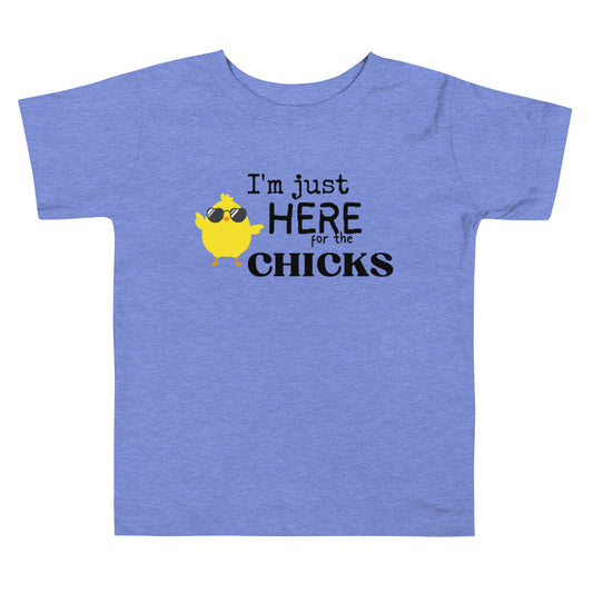 I'm Just Here for the Chicks Baby Tee - On the Go with Princess O