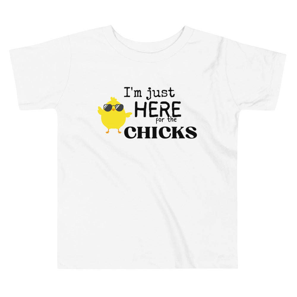 I'm Just Here for the Chicks Baby Tee - On the Go with Princess O