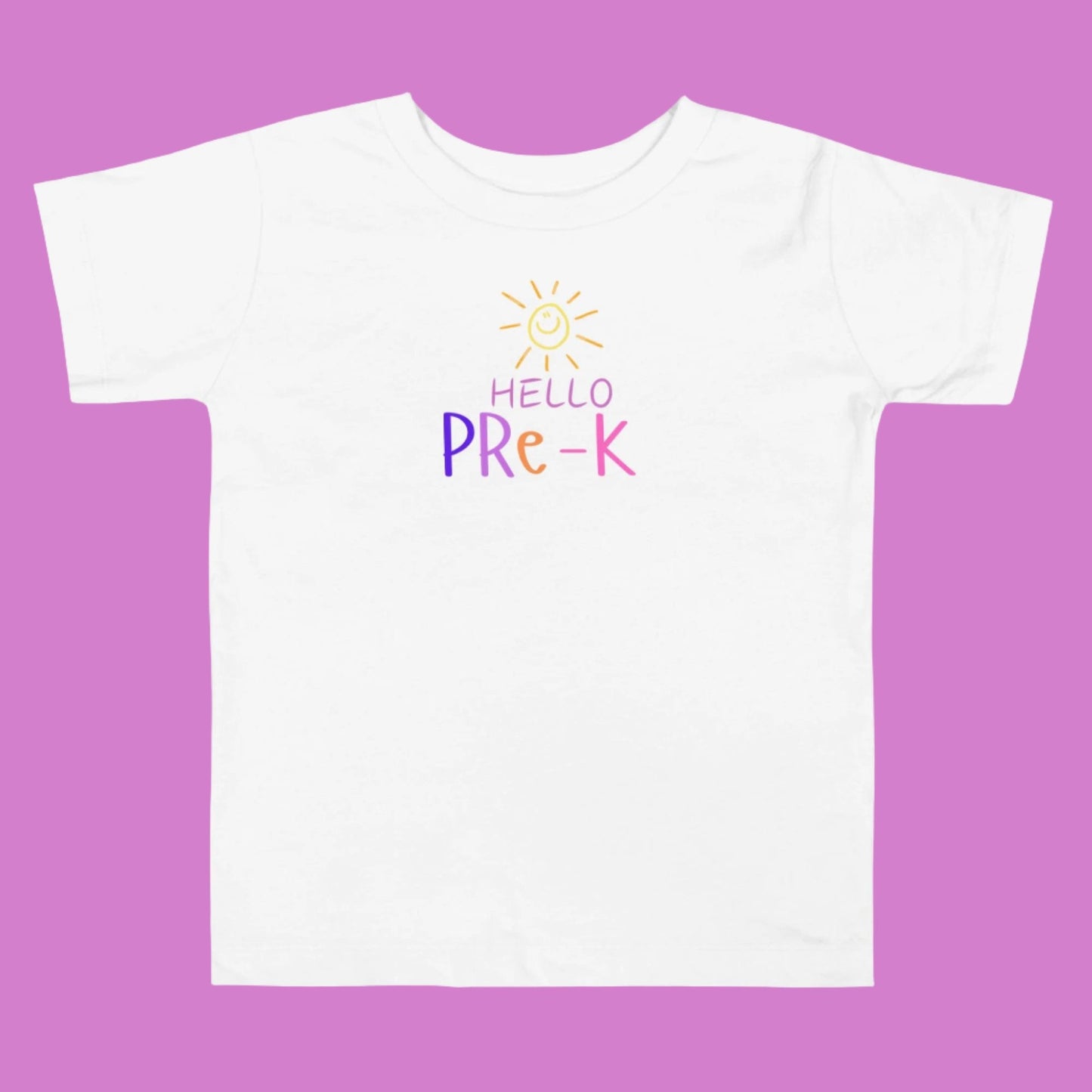 Hello Pre-K Toddler Tee On the Go with Princess O