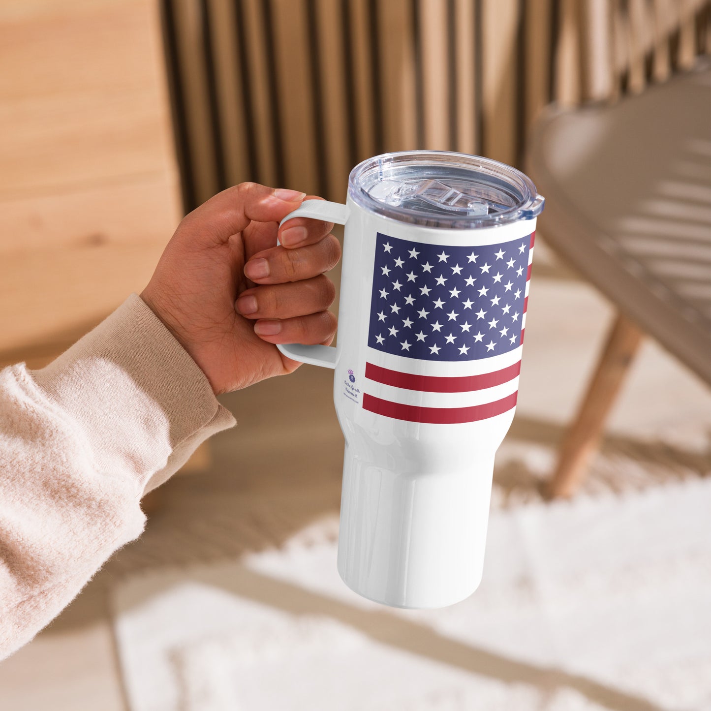 American Flag Classic Travel Mug