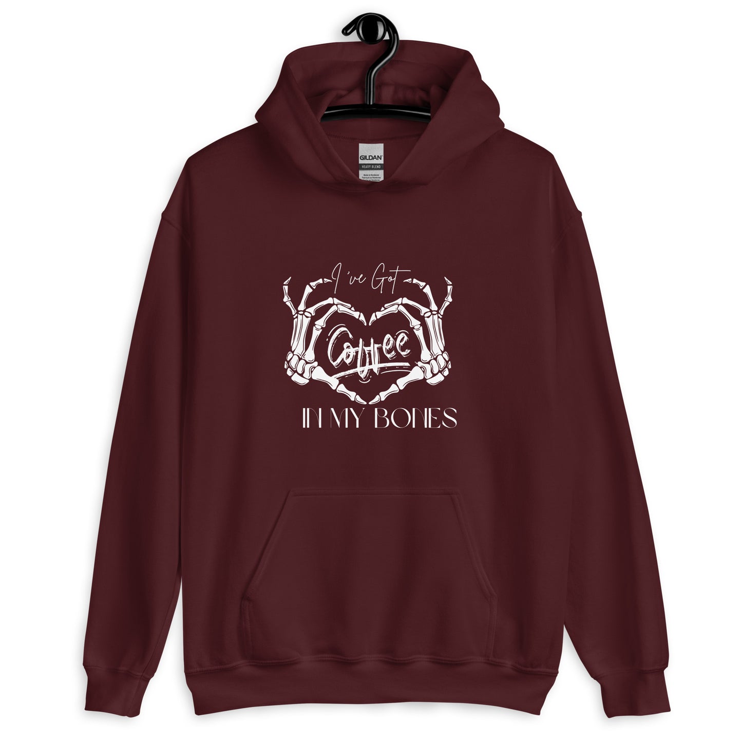 I've Got Coffee in My Bones Junior Womens Hoodie