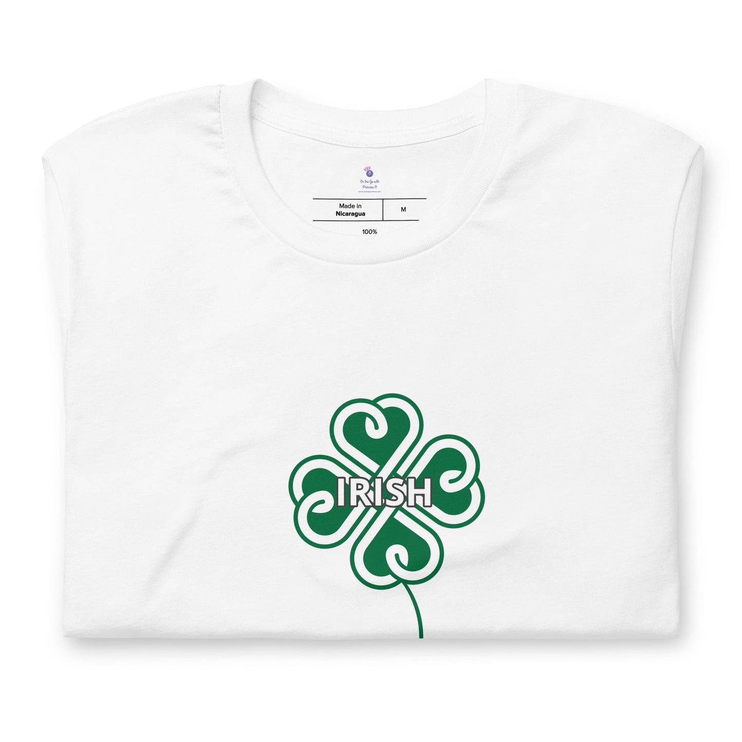 Unisex Irish Celtic Clover Tee On the Go with Princess O