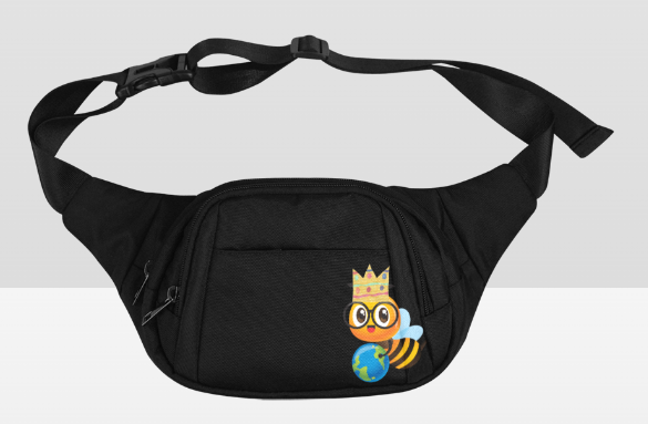 Bee Happy Nylon Chest Travel Bag - On the Go with Princess O