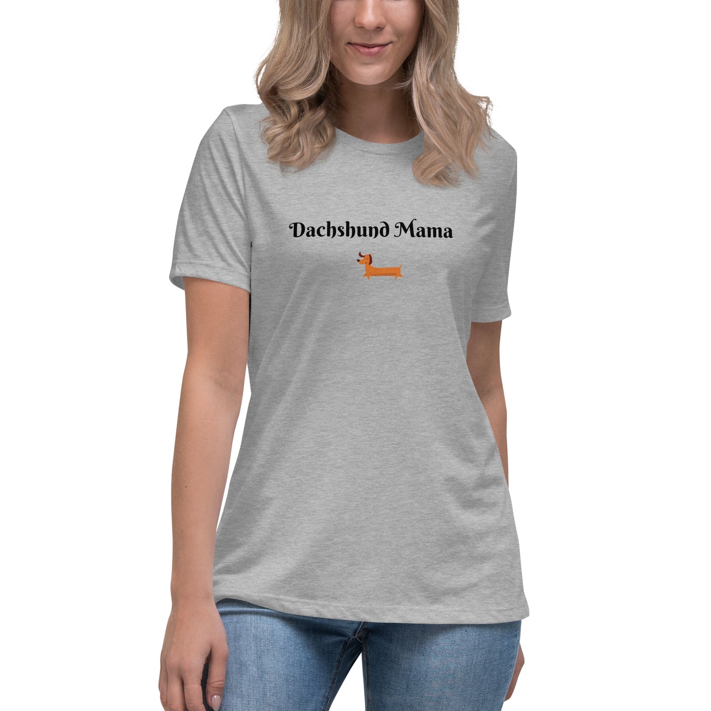 Dachshund Mama T Shirt - On the Go with Princess O
