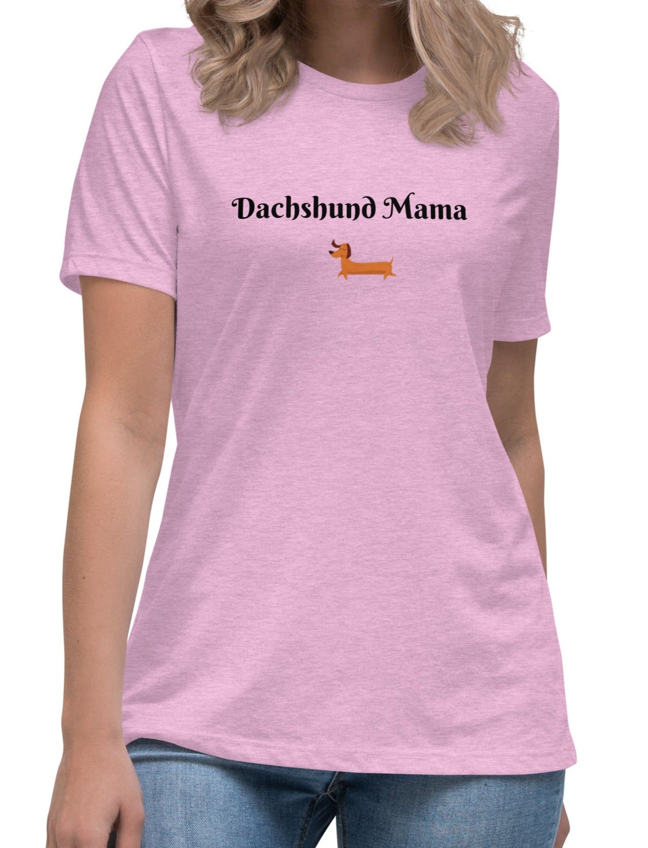 Dachshund Mama T Shirt - On the Go with Princess O
