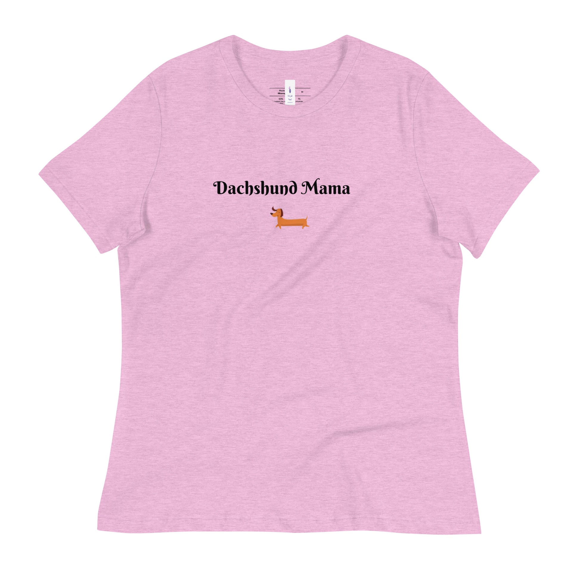 Dachshund Mama T Shirt - On the Go with Princess O