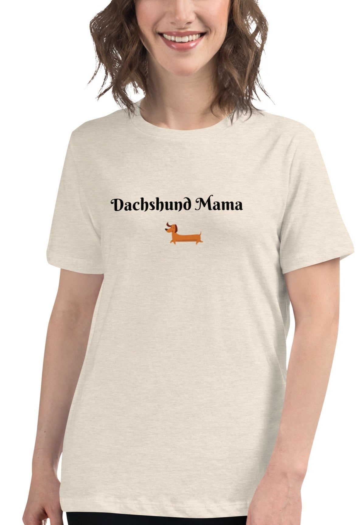 Dachshund Mama T Shirt On the Go with Princess O