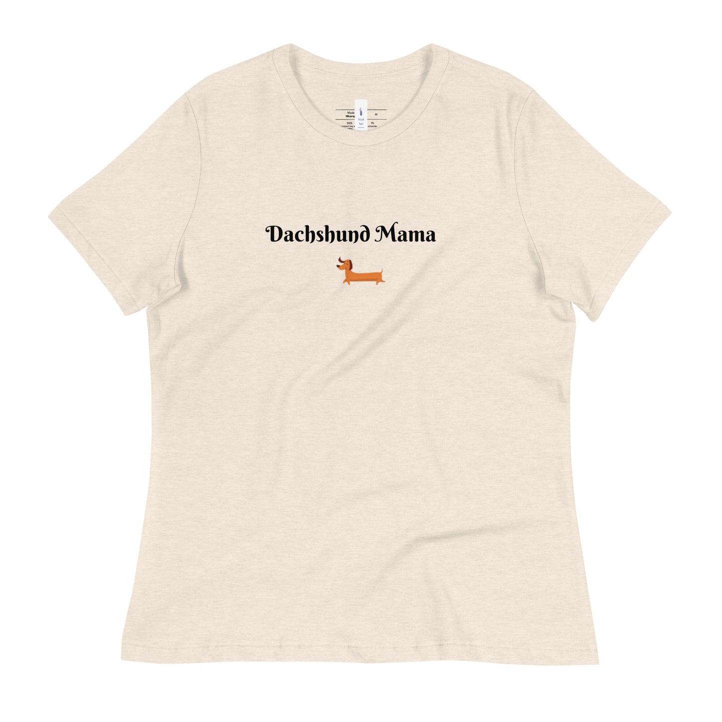 Dachshund Mama T Shirt - On the Go with Princess O
