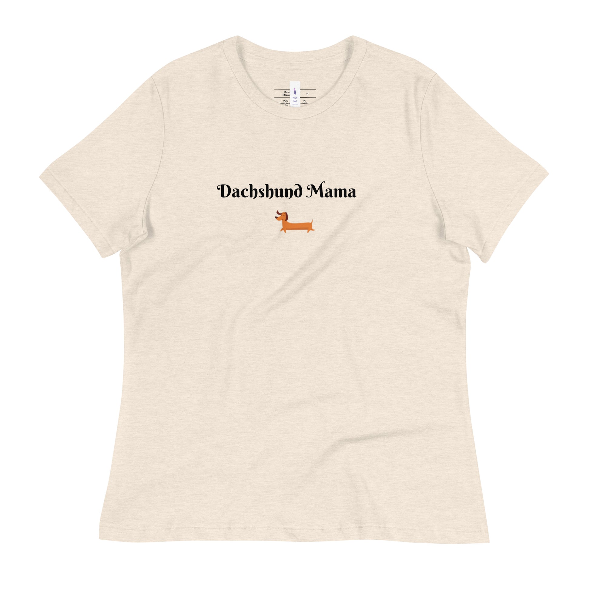 Dachshund Mama T Shirt - On the Go with Princess O