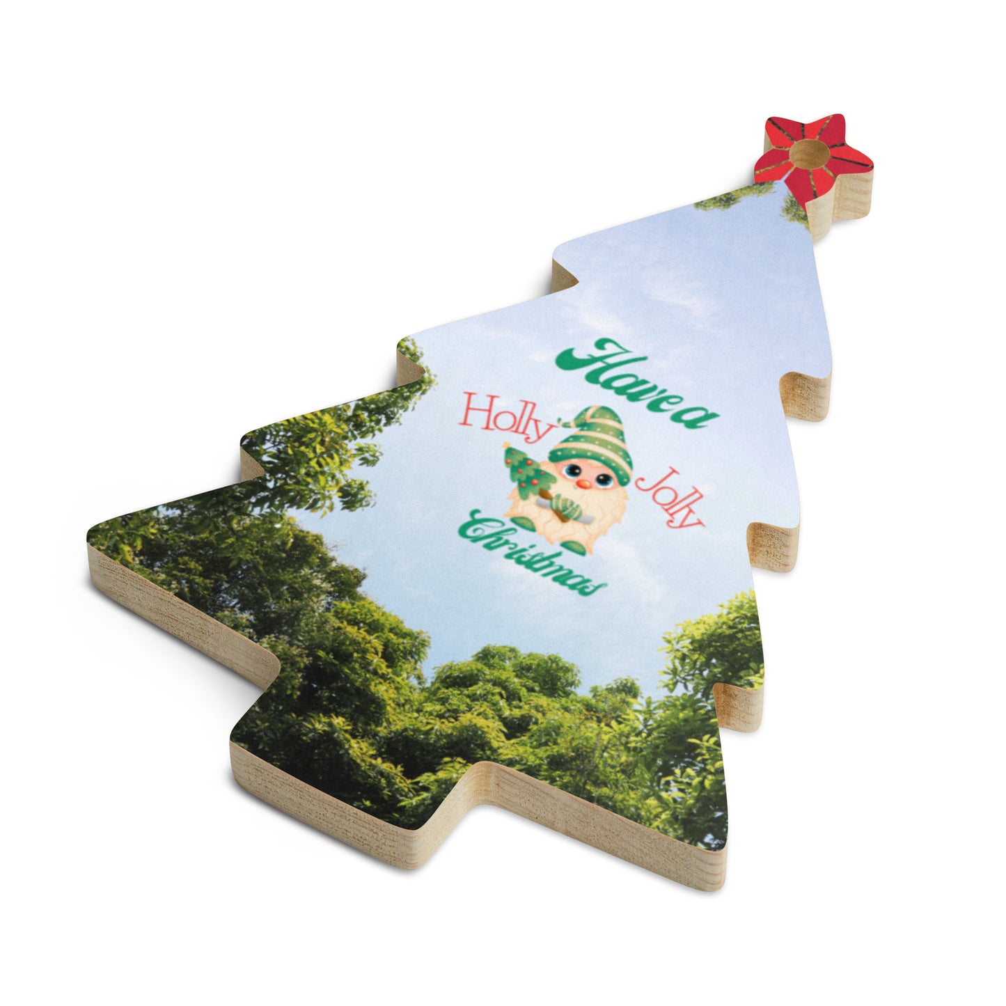Holly Jolly Magnetic Ornament