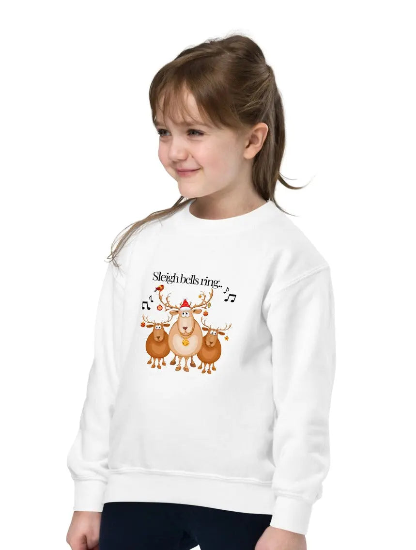 Youth Sleighbells Ring Sweatshirt On the Go with Princess O