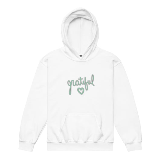 Grateful Graffiti Heavy Blend Youth Hoodie - On the Go with Princess O