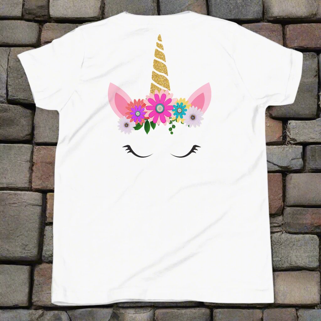Girl's Let Your Sparkle Shine Unicorn Tee On the Go with Princess O