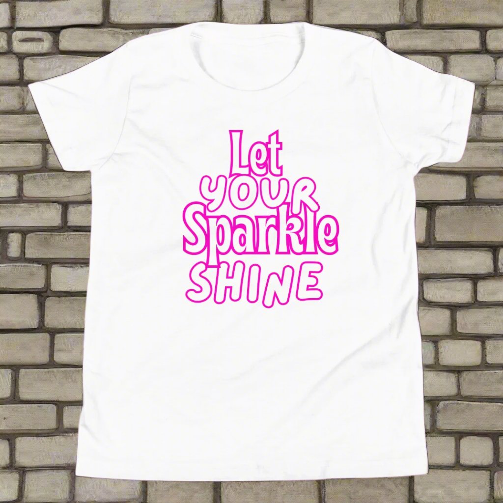 Girl's Let Your Sparkle Shine Unicorn Tee On the Go with Princess O