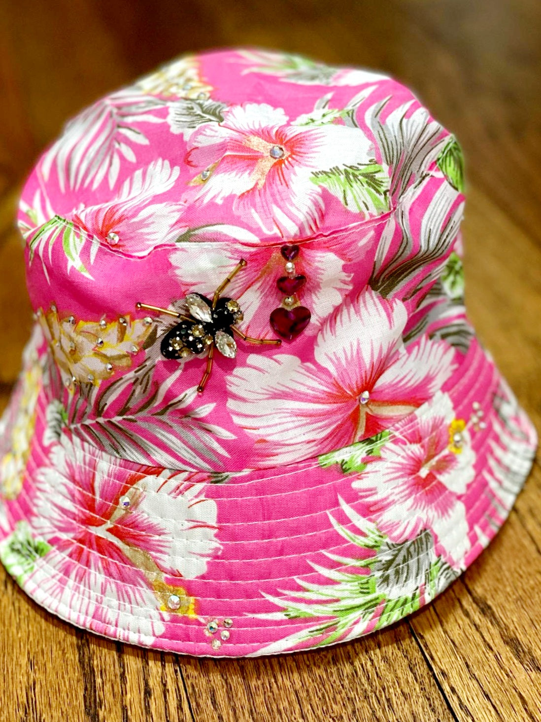 Swarovski Bee Cotton Bucket Hat - On the Go with Princess O