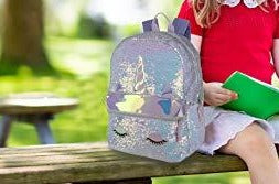 Large Glittery Unicorn Backpack - On the Go with Princess O