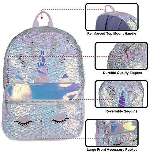 Large Glittery Unicorn Backpack - On the Go with Princess O