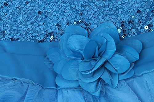 Sequin & Tulle Turquoise Fancy Dress - On the Go with Princess O