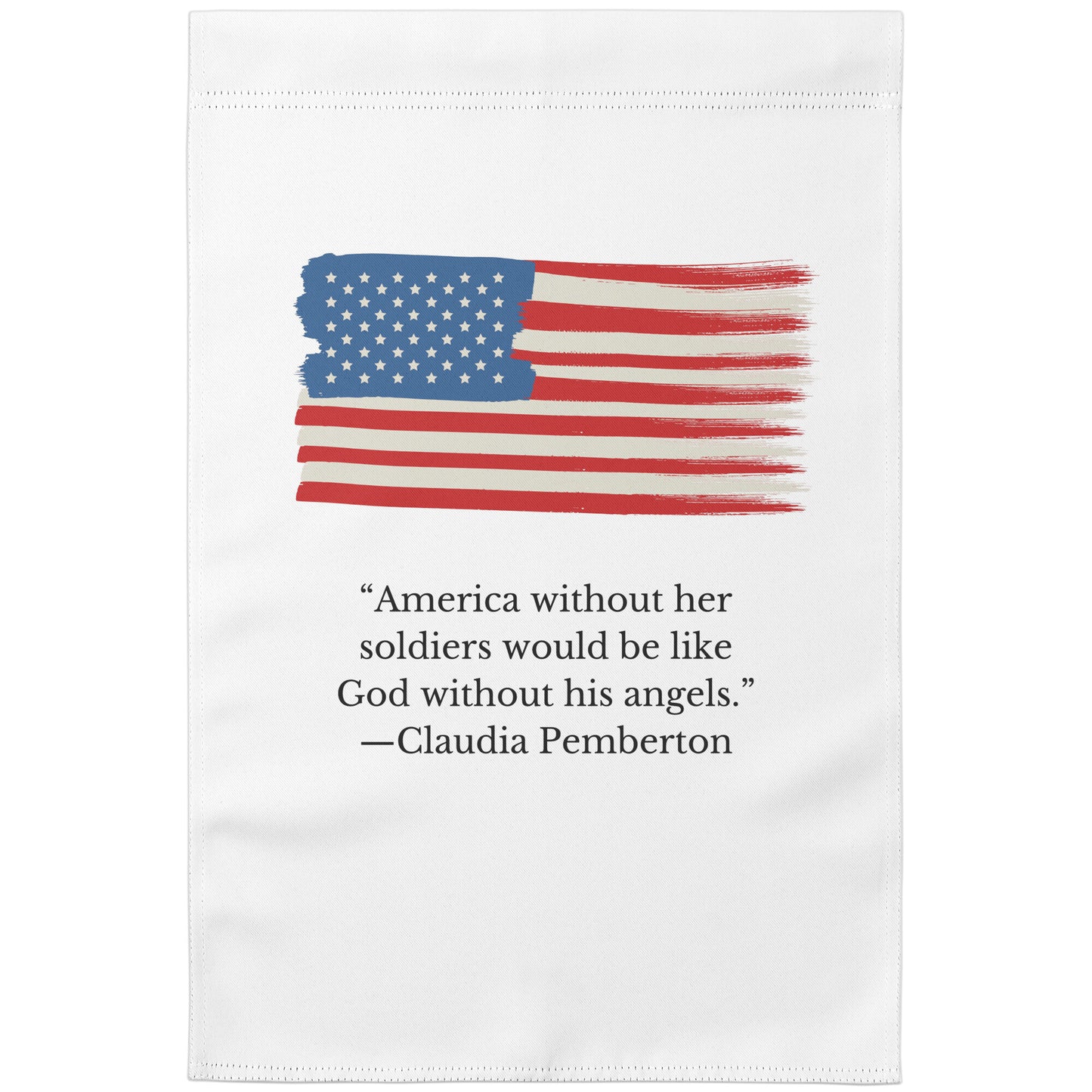 American Patriotic Garden Flag - On the Go with Princess O