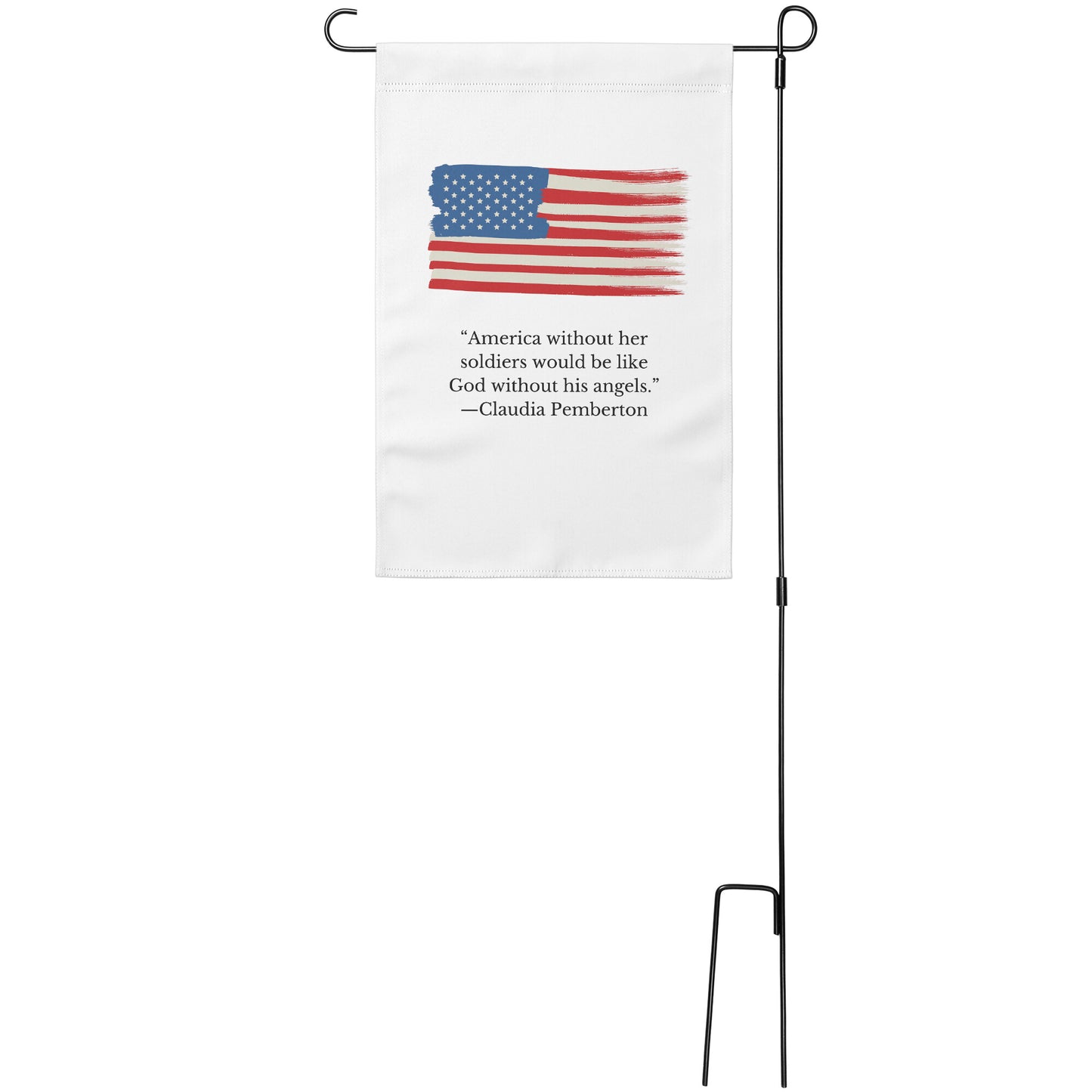 American Patriotic Garden Flag - On the Go with Princess O