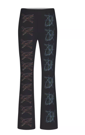 Scribble Flare Leggings - On the Go with Princess O