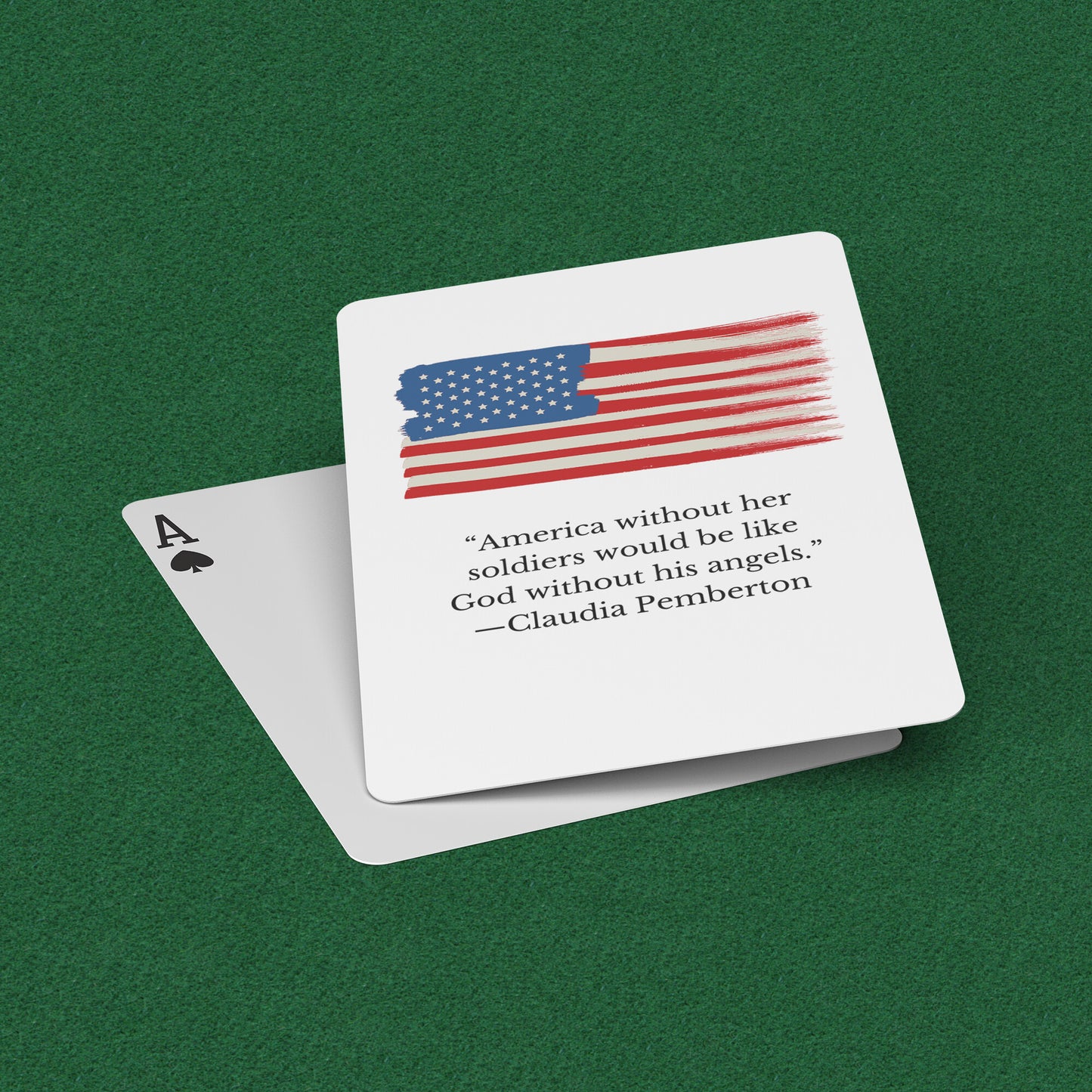 American Flag 52-Card Playing Deck - On the Go with Princess O