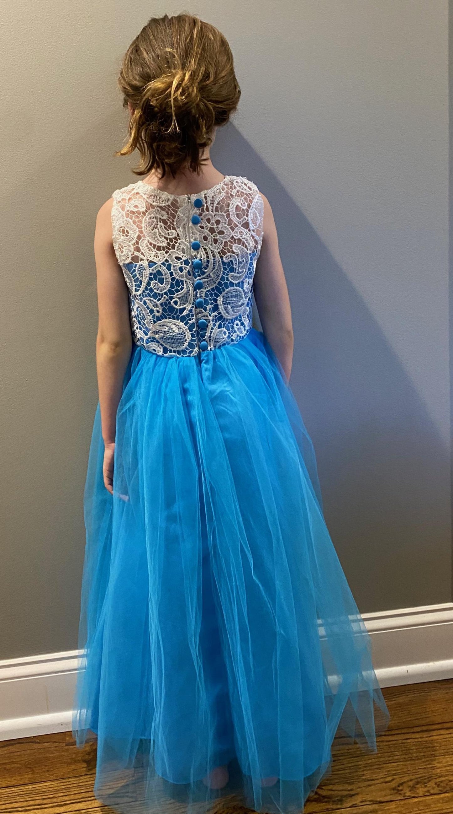 Timeless Floral Lace & Tulle Embroidered Dress - On the Go with Princess O