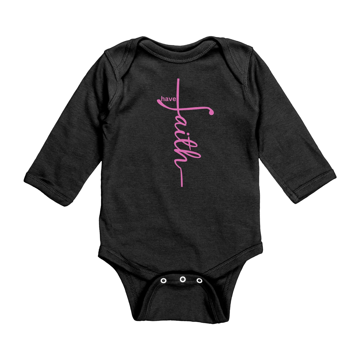 Have Faith Cotton Baby Onesie - On the Go with Princess O