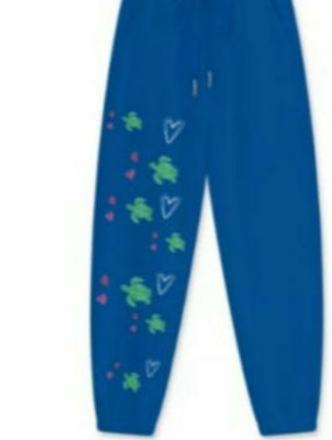 Save the Turtles Crop Top Tee & Sweatpants - On the Go with Princess O