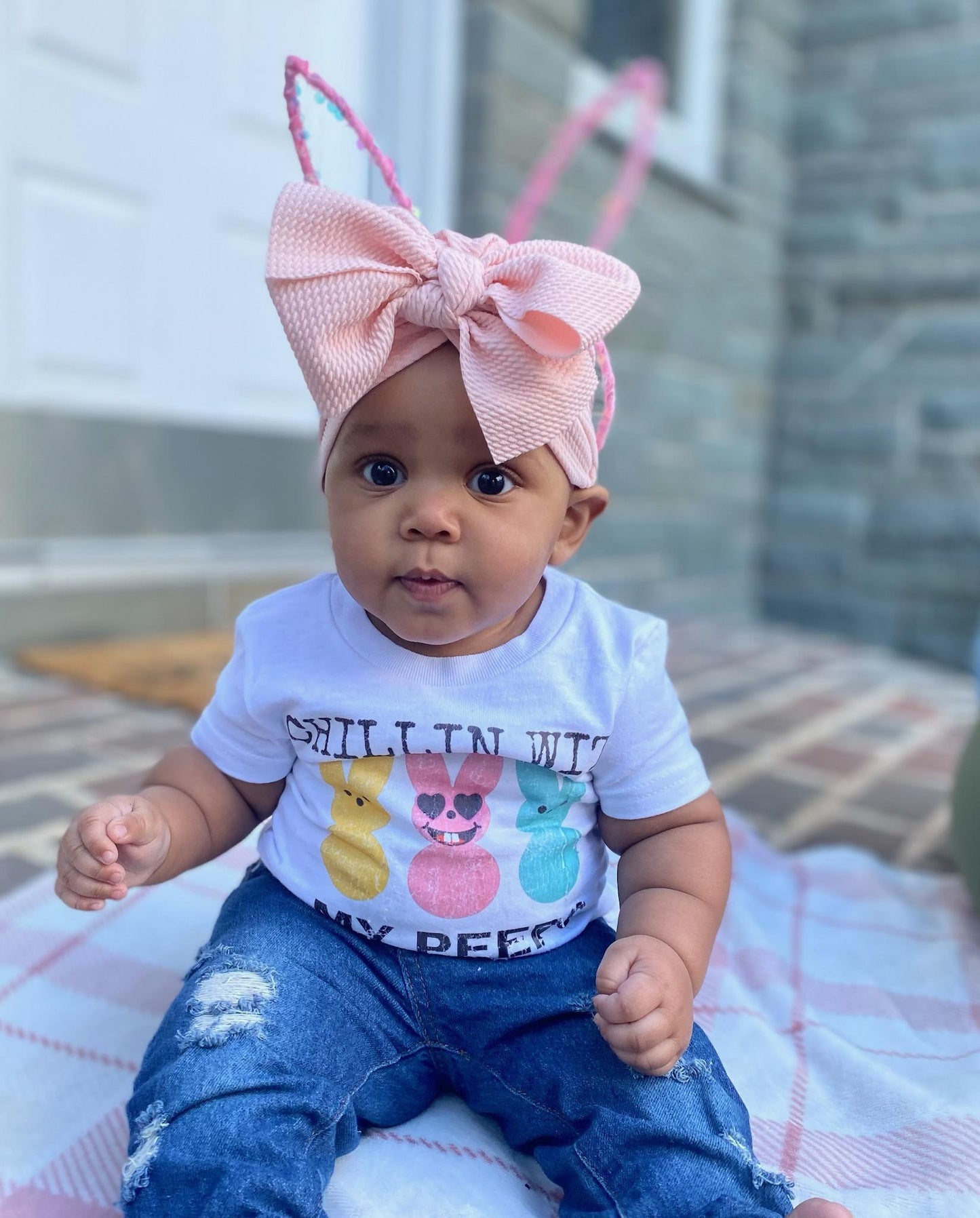 Chillin Wit My Peeps Baby Onesie - On the Go with Princess O