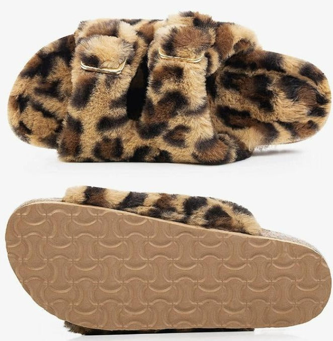 Furry Soft Cork Slippers 4+ colors - On the Go with Princess O