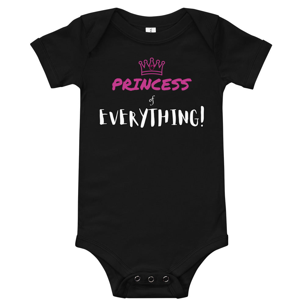 Princess of Everything Cotton Onesie - On the Go with Princess O