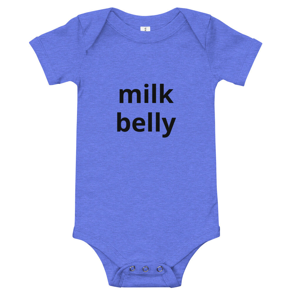 Milk Belly Cotton Baby Onesie - On the Go with Princess O